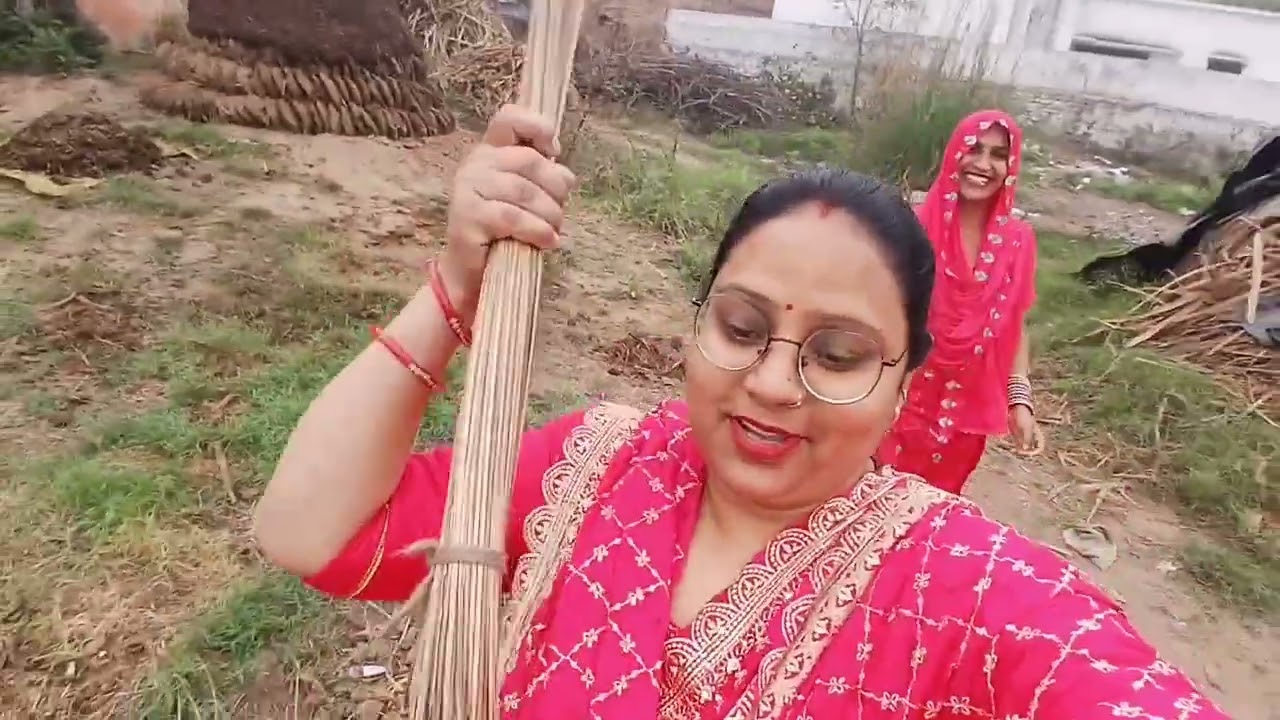 gau ki trip rahi bohot maje daar or alu bhi liye khet se #@poojavlogs6605 