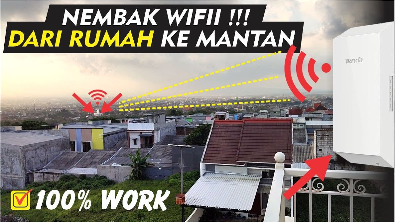 ALAT PENEMBAK WI-FI JARAK JAUH ! REVIEW TENDA WIFI 500 METER I RUMAHNESIA