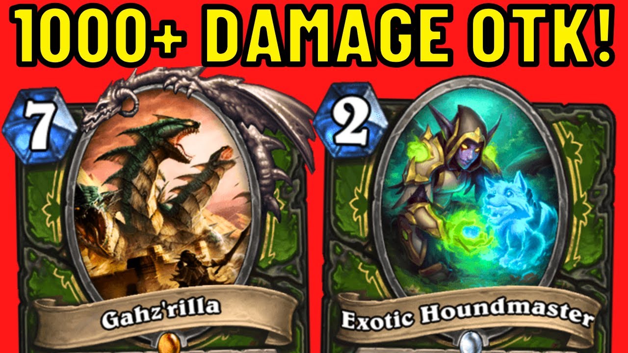 1000+ Damage Imbue Hunter?! Gahz'rilla OTK!