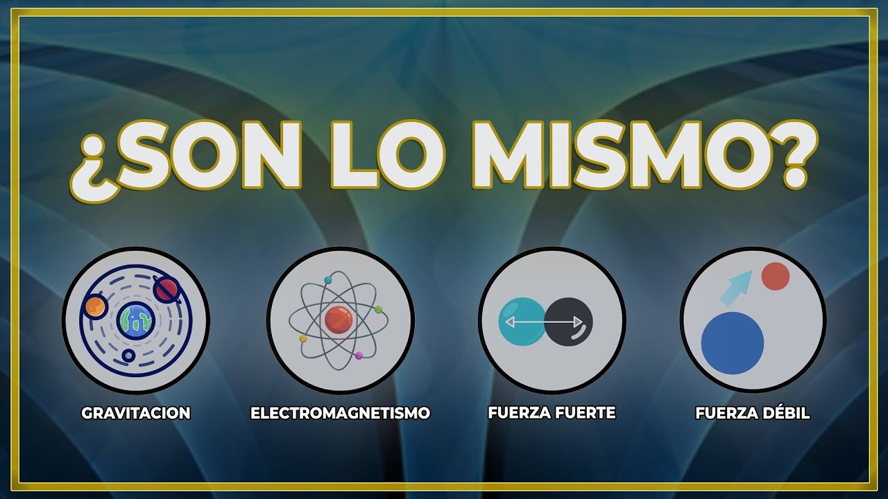 Y si las 4 fuerzas...¿son Realmente SOLO UNA?
