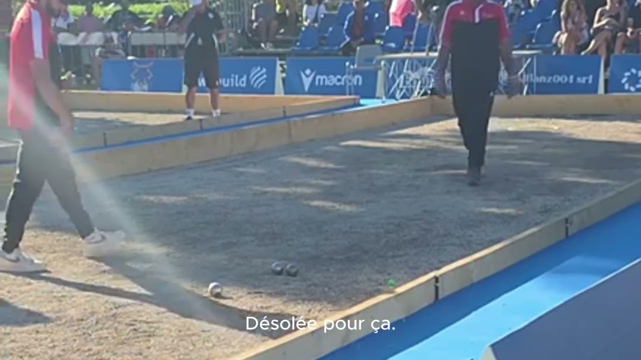 Final petanque 2025 Double Men Thailand vs Suisse