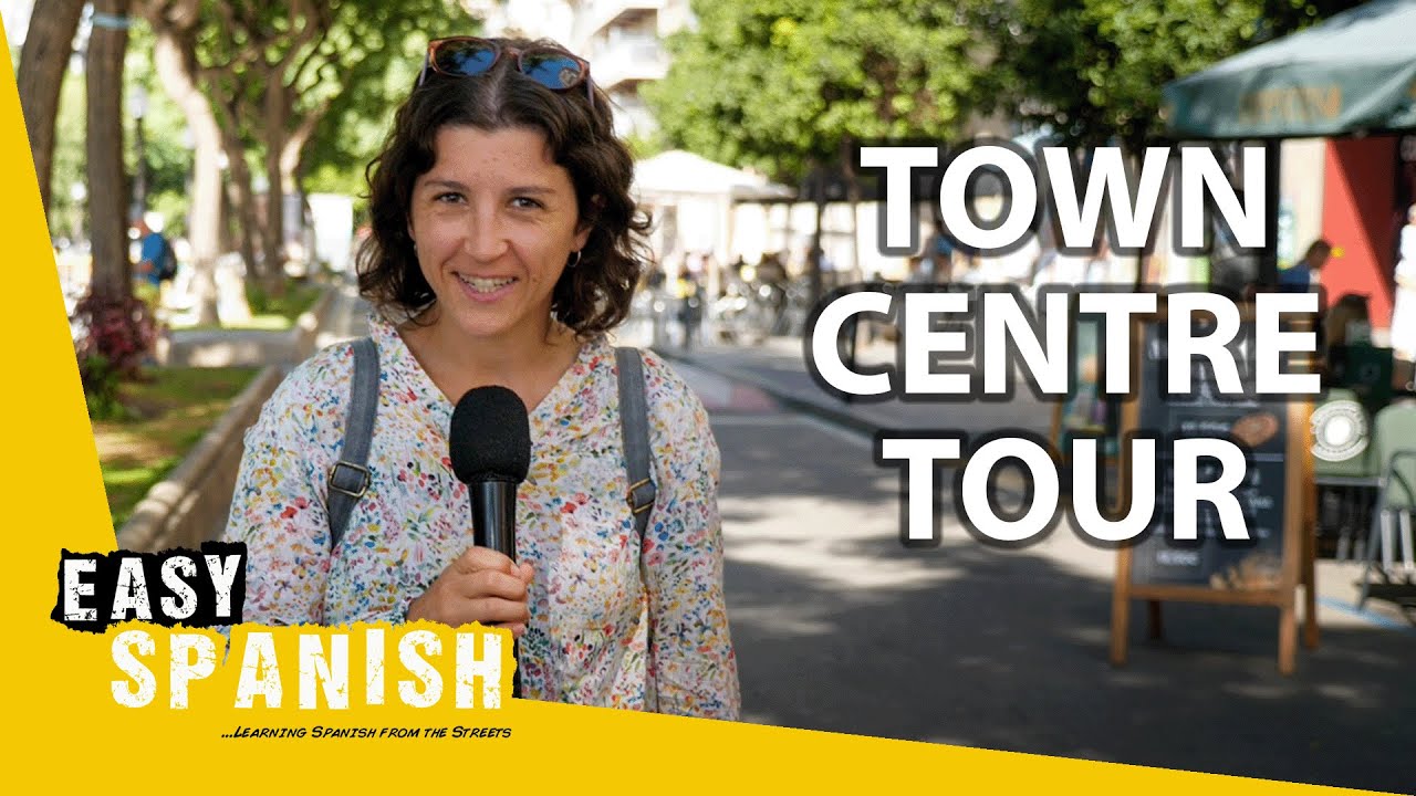 Discovering a Typical Spanish City Centre | Super Easy Spanish 132