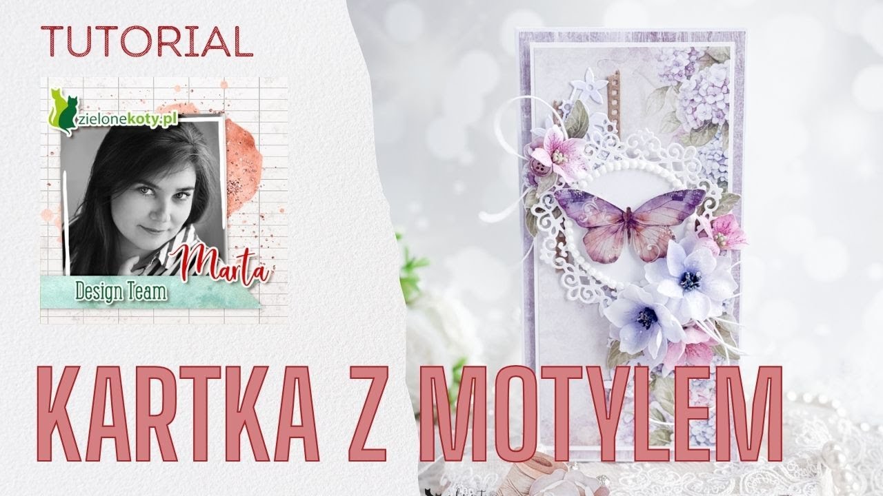Kartka z motylem| Marta