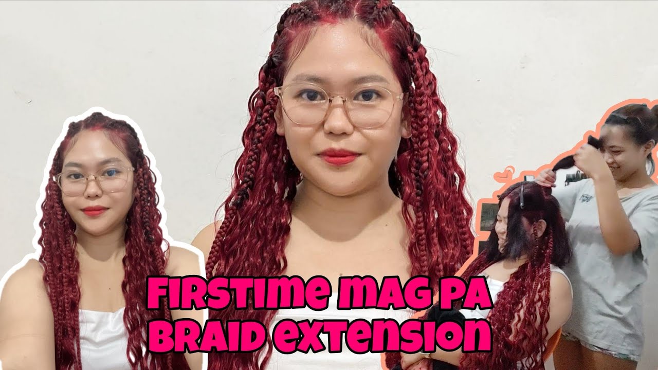 Firstime to try Braid extension #braids #braidedhairstyles 
