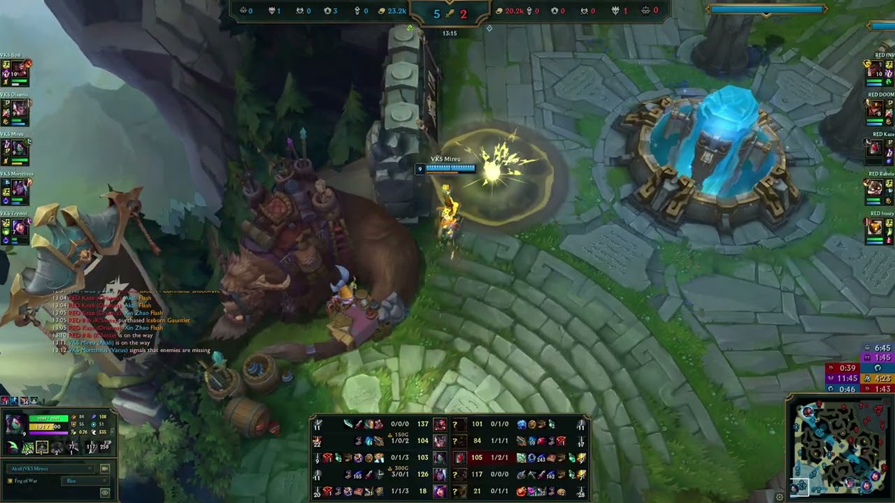LTA South 2025 Split 3 Finals: VKS vs RED Game 2 (VKS Mireu Akali Mid POV)