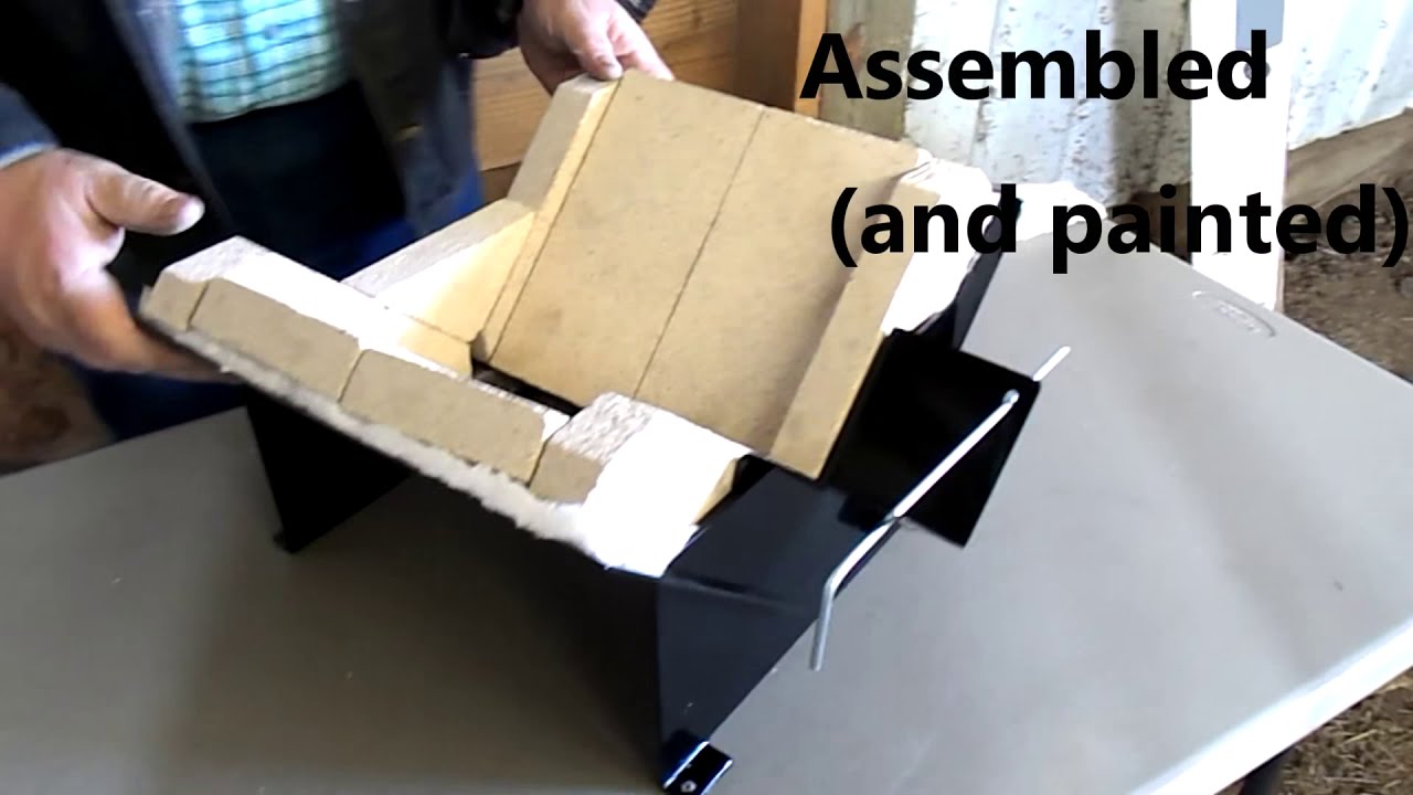 Whitlox Mini Blacksmith Forge KIT - How to assemble no weld charcoal forge kit with no tools