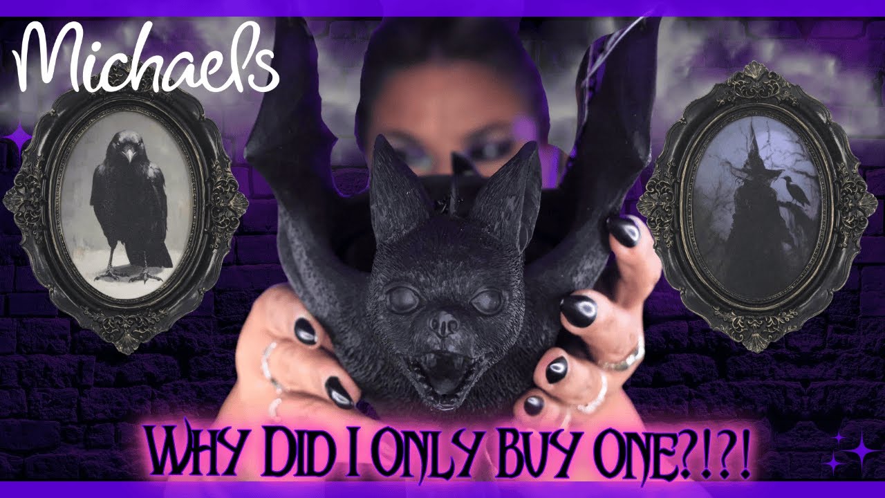 It Sold Out... & I Only Got ONE 🖤 Halloween Haul 2025 at Michaels! Spooky Decor Seratonin
