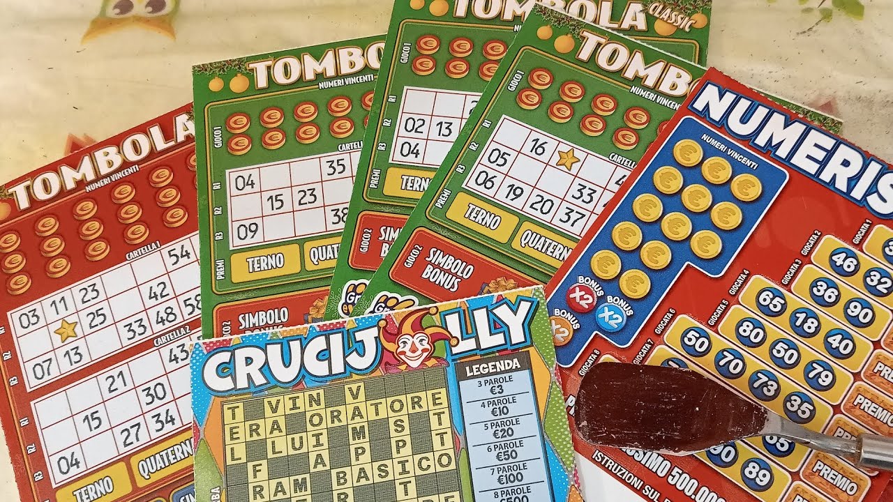 TOMBOLA X 4💥 NUMERISSIMI 💥 CRUCIJOLLY 💥