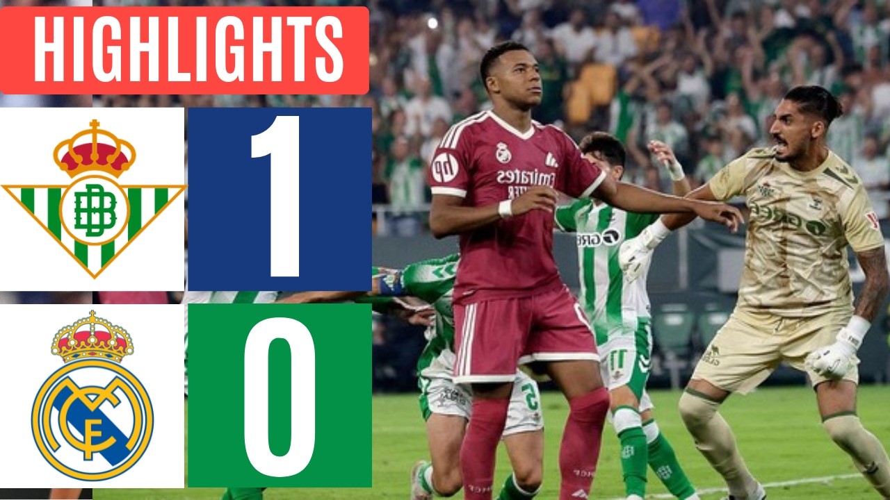 Real Madrid Vs Real Betis 0-1 Highlights La Liga 2026 