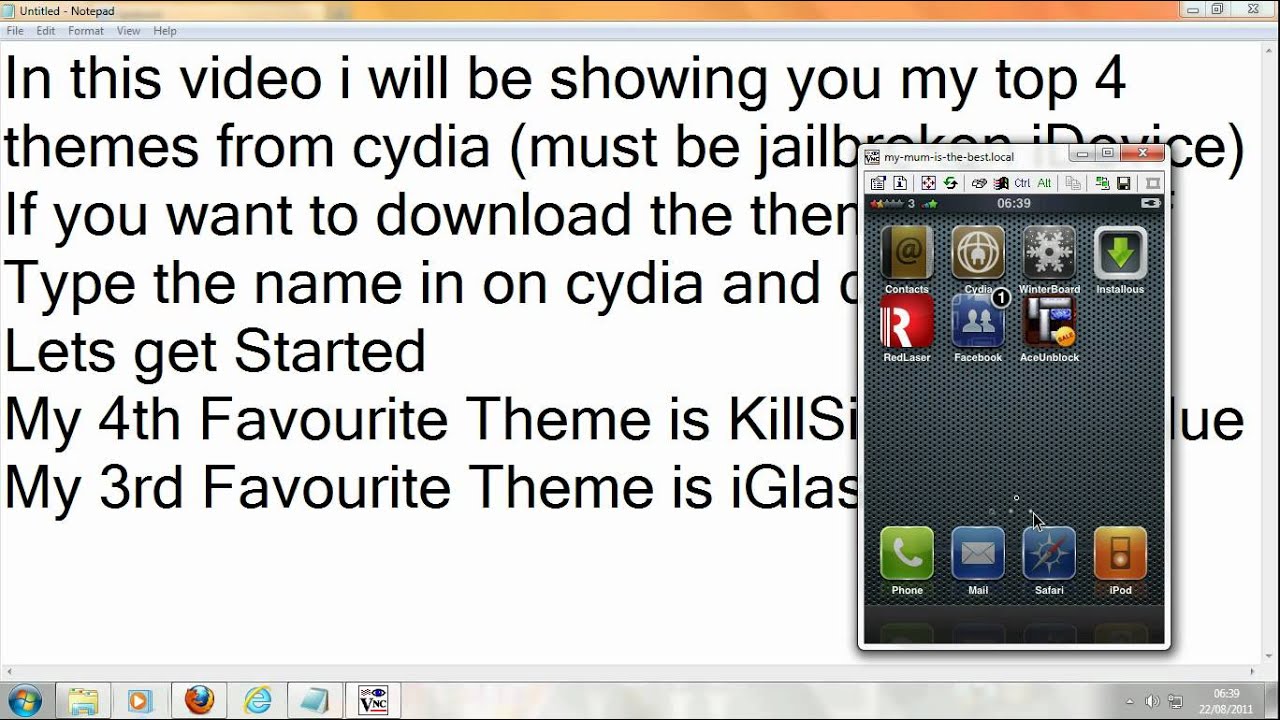 Top cydia themes