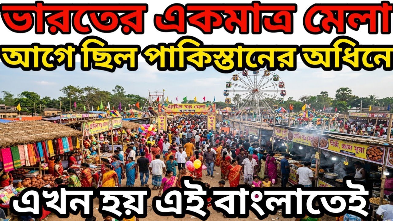 ব্রিটিশ ভারতের মেলা, চলে যায় পাকিস্তানের হাতে, পাকিস্তান থেকে বাংলাদেশের হাতে এখন এই মেলা বসে ভারতে