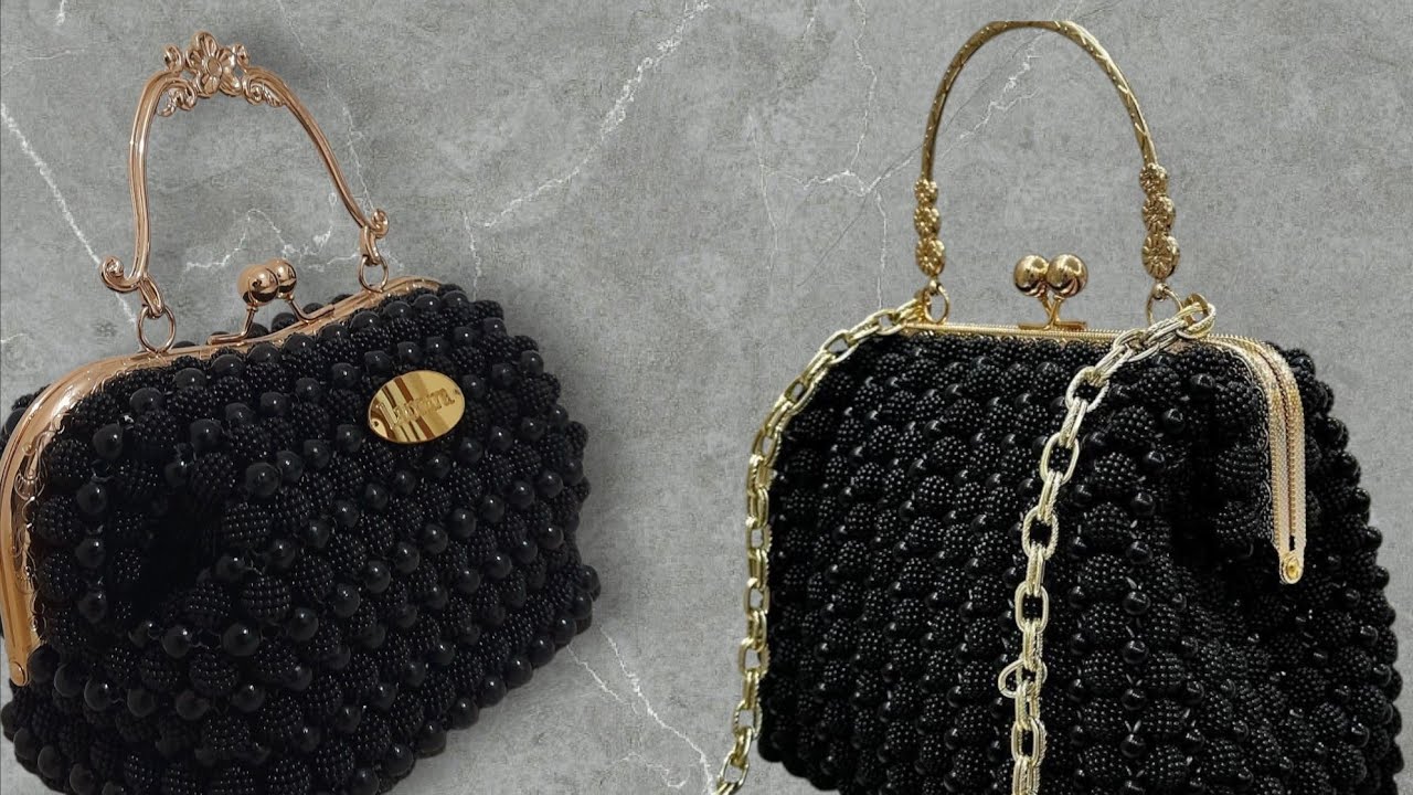المودال  لي طلبتوه  مني الطريقة بالتفصيل مشروع مربحStep-by-Step Guide to Making a Crystal Beaded Bag