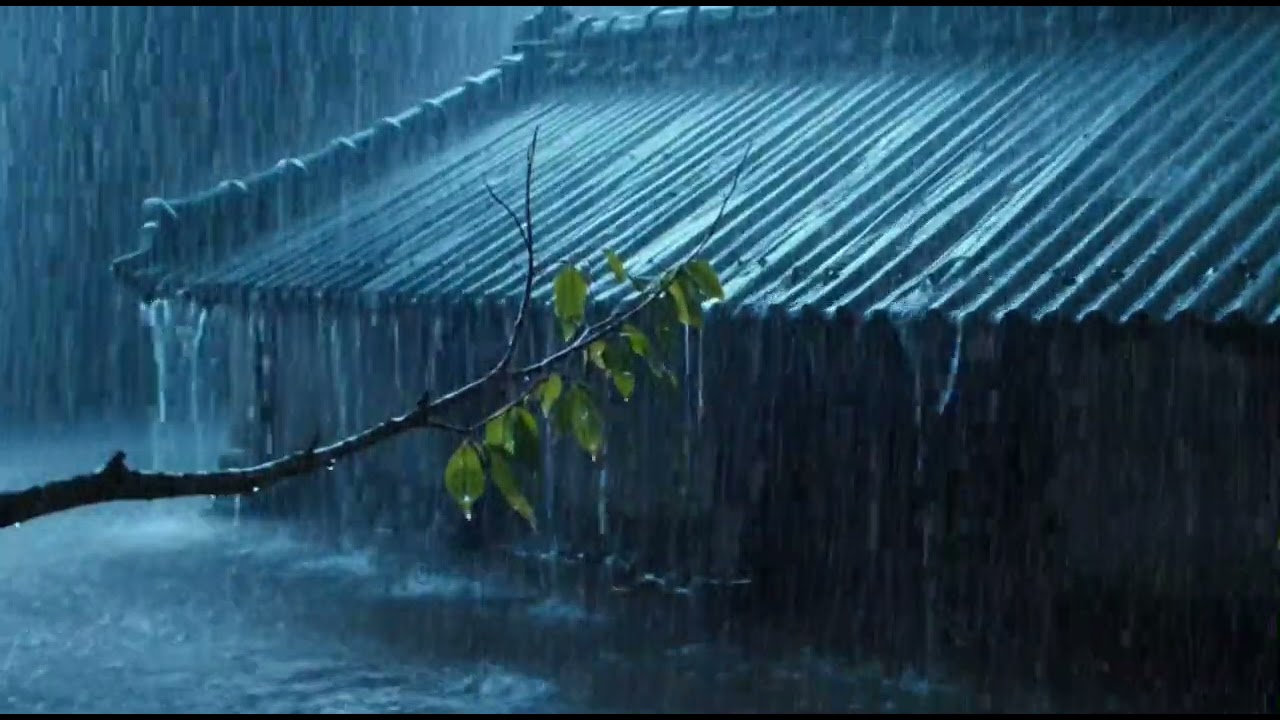 👉 Mind Still Racing Tonight? Gentle Rain on the Roof for Deep Sleep