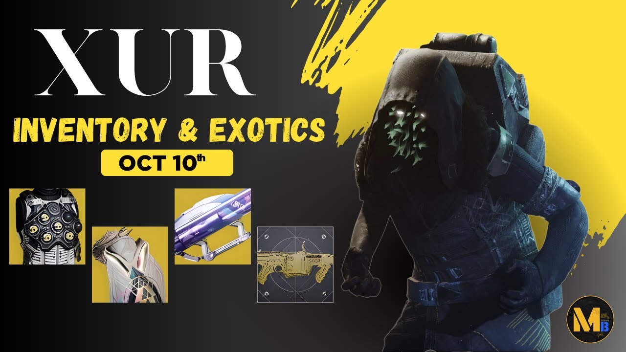 Еженедельный сброс Xur &ndash; экзотическое оружие, броня и материалы | Destiny 2 (10 октября) #destiny...