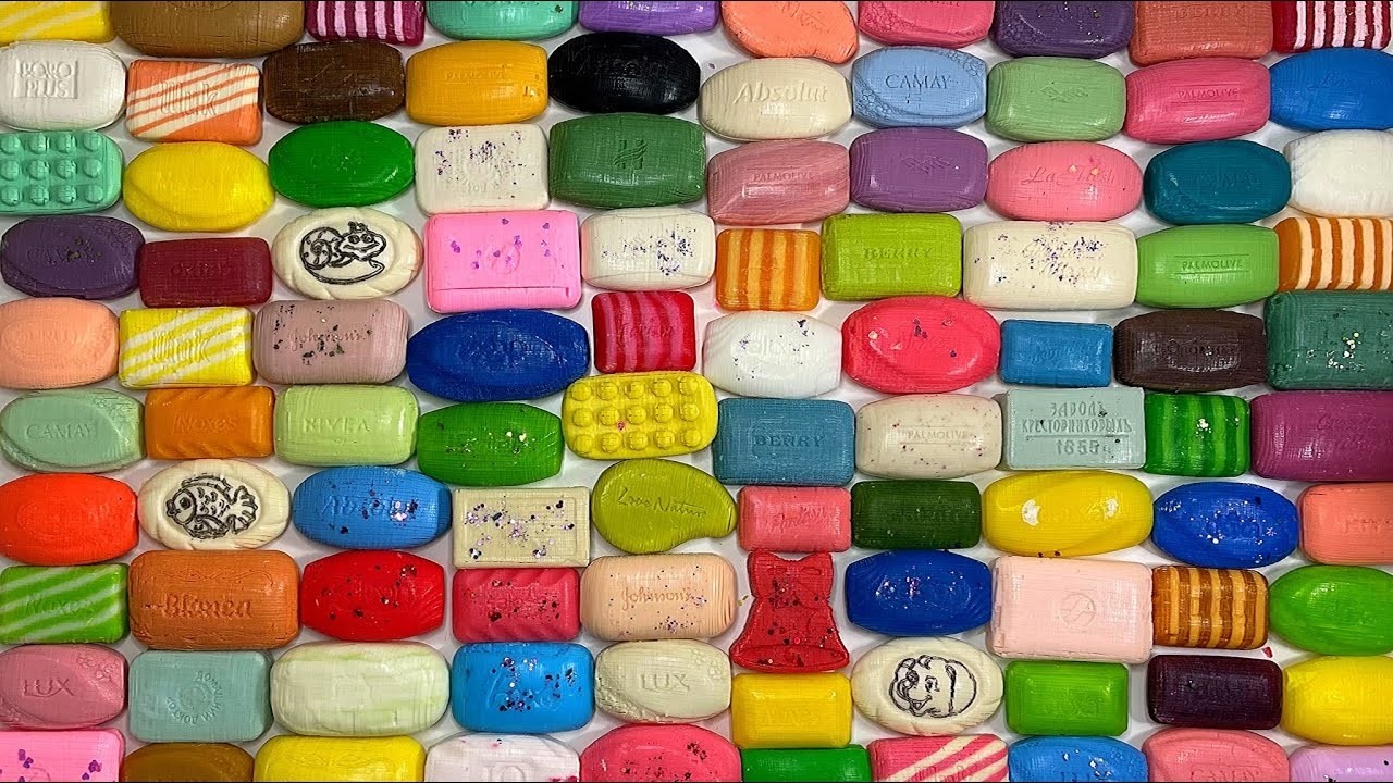 🧼✨ SOAP CUTTING RAINBOW – Oddly Satisfying ASMR Compilation 🌈🔪