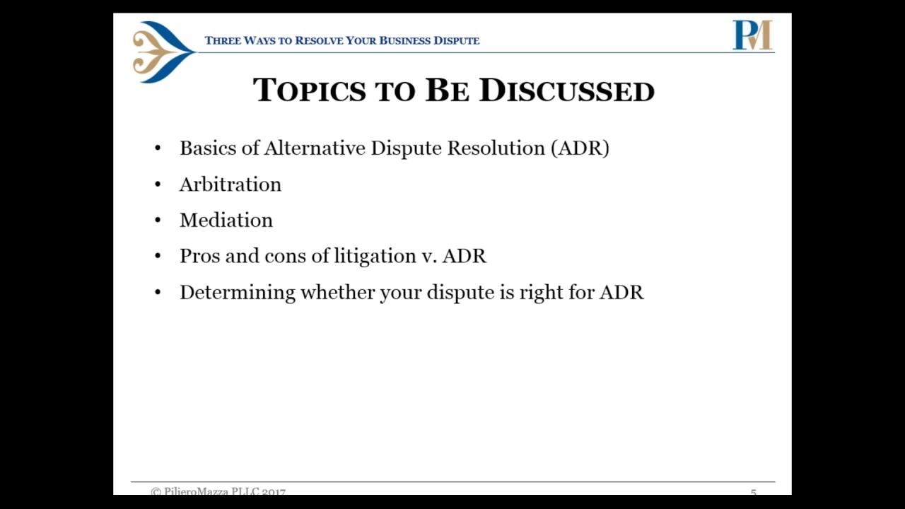 Three Ways to Resolve Your Business Dispute