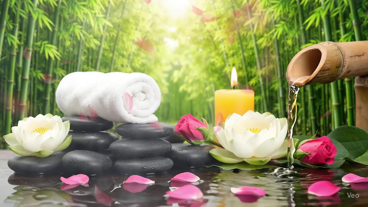 Zen River ASMR: Bamboo Shimmer & Soft Piano Dreams