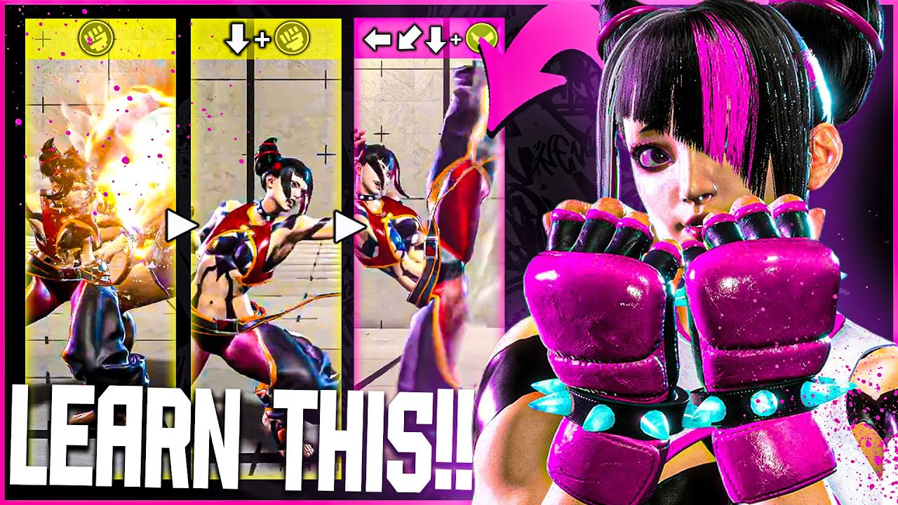 5 Combos you NEED to know to become a Juri Pro! (Street Fighter 6 Combo Guide)