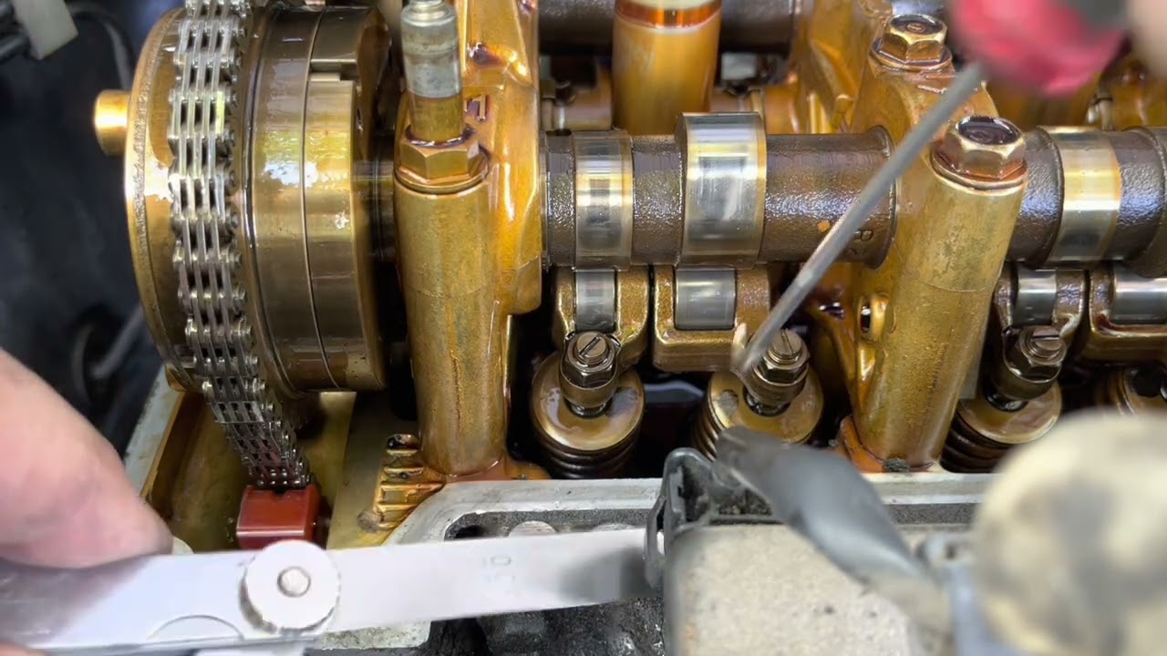 Valve Adjustment on a Honda K24 Element