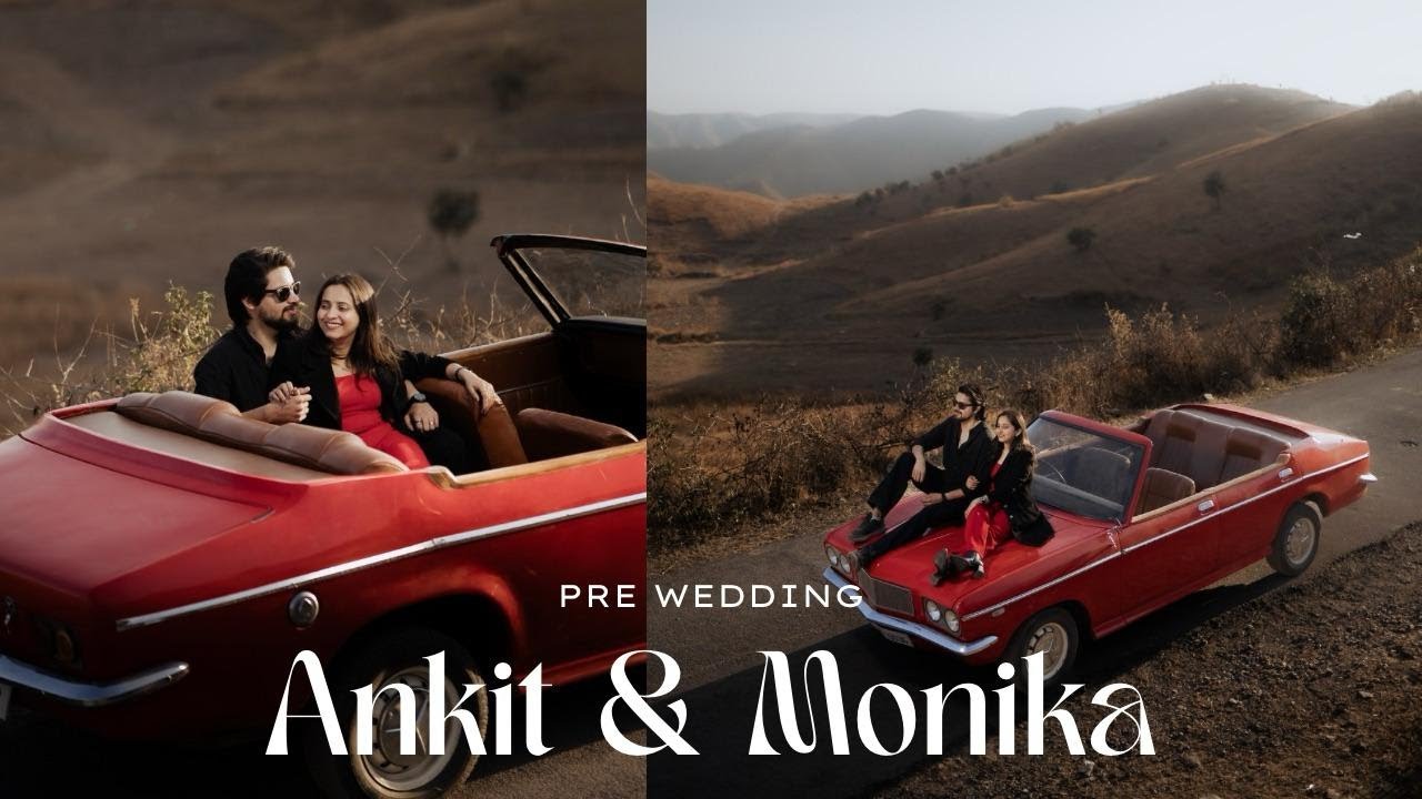 Ankit & Monika | Best Pre-Wedding Shoot In Jaipur & Udaipur 2025 (Teaser) | Vintage Car Shoot Video