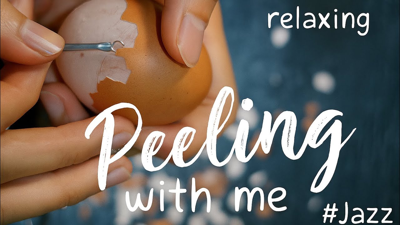 Raw egg peeling 