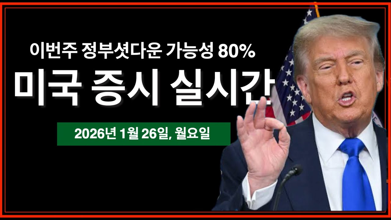 (실시간) 이번주 정부 셧다운 가능성 급등 | 트럼프, 희토류 USAR 투자 | 백악관 언론 브리핑 | 트럼프 정책 회의 | 일본 금리 급등 리스크 | 미국주식, 비트코인 방송