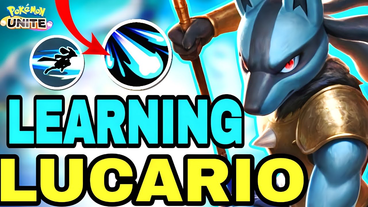 First Time Lucario Gameplay 🤩| Still Learning Tips Needed | Pokemon Unite