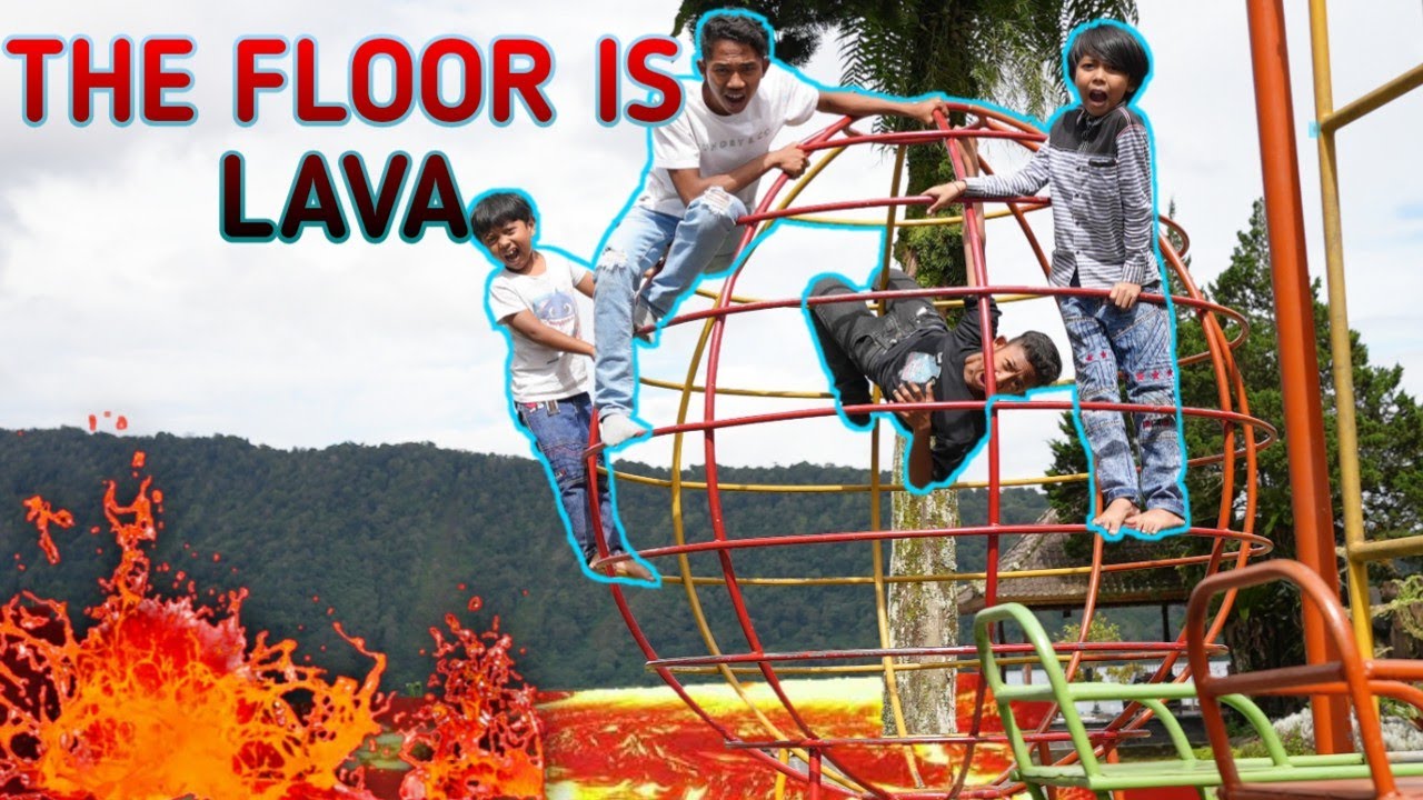 THE FLOOR IS LAVA / AWAS LANTAINYA ADALAH LAHAR! Drama Parodi | Mikael TubeHD
