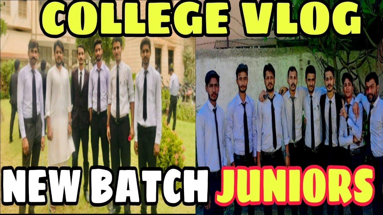 NEW BATCH JUNIORS 👻 | COLLAGE VLOG | SINDH LAW COLLEGE HYDERABAD #dailyvlogs