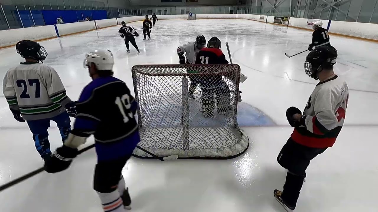 Go Pro Hockey Goalie -  Tuesday Night Hockey Highlights - 2025-04-22