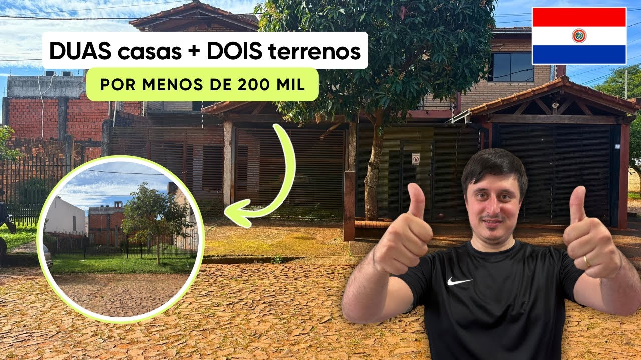 Você não vai acreditar nos preços dessas CASAS à venda no PARAGUAI! 🇵🇾 
