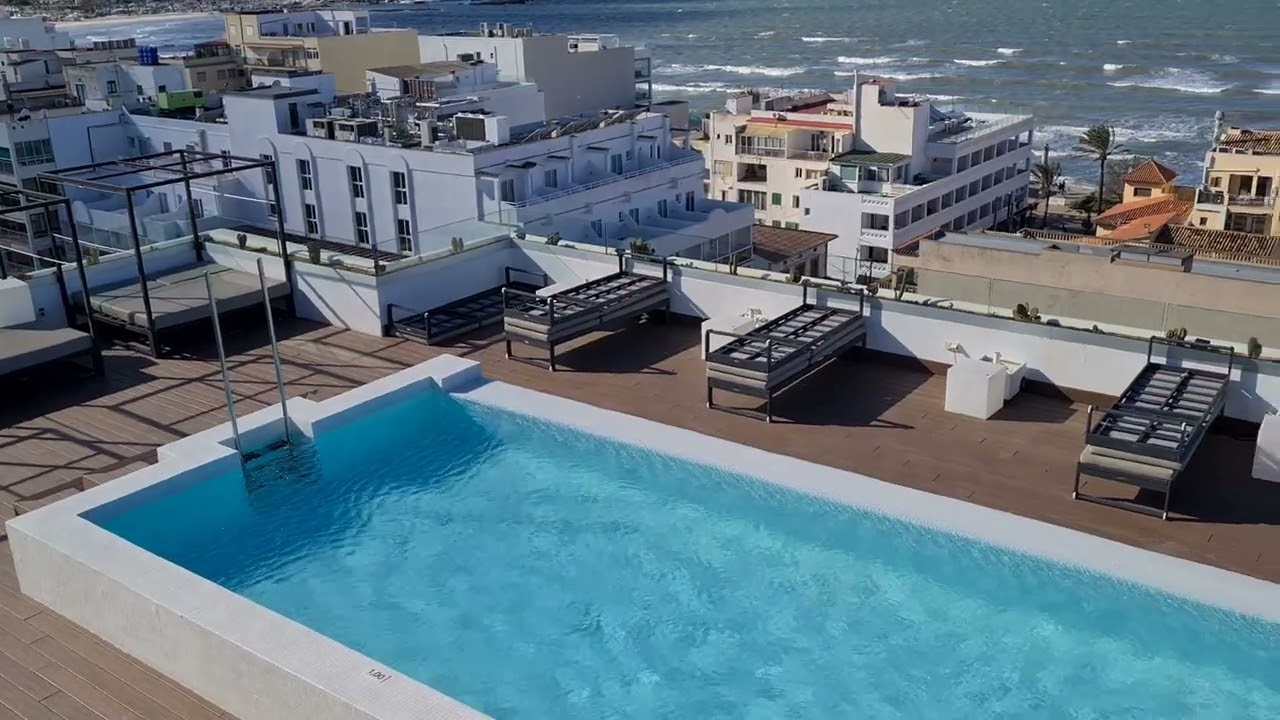 Hotel Ayron Park von der Dachterrasse