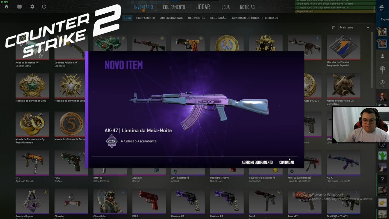 PROFIT CSGOSKINS com 300 Reais (Rafa_Caruso) | #cs2