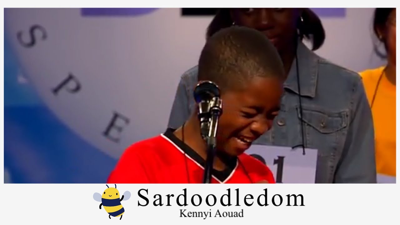 Sardoodledom - Spelling Bee Contestant Kennyi Aouad Can’t Stop Laughing on Stage