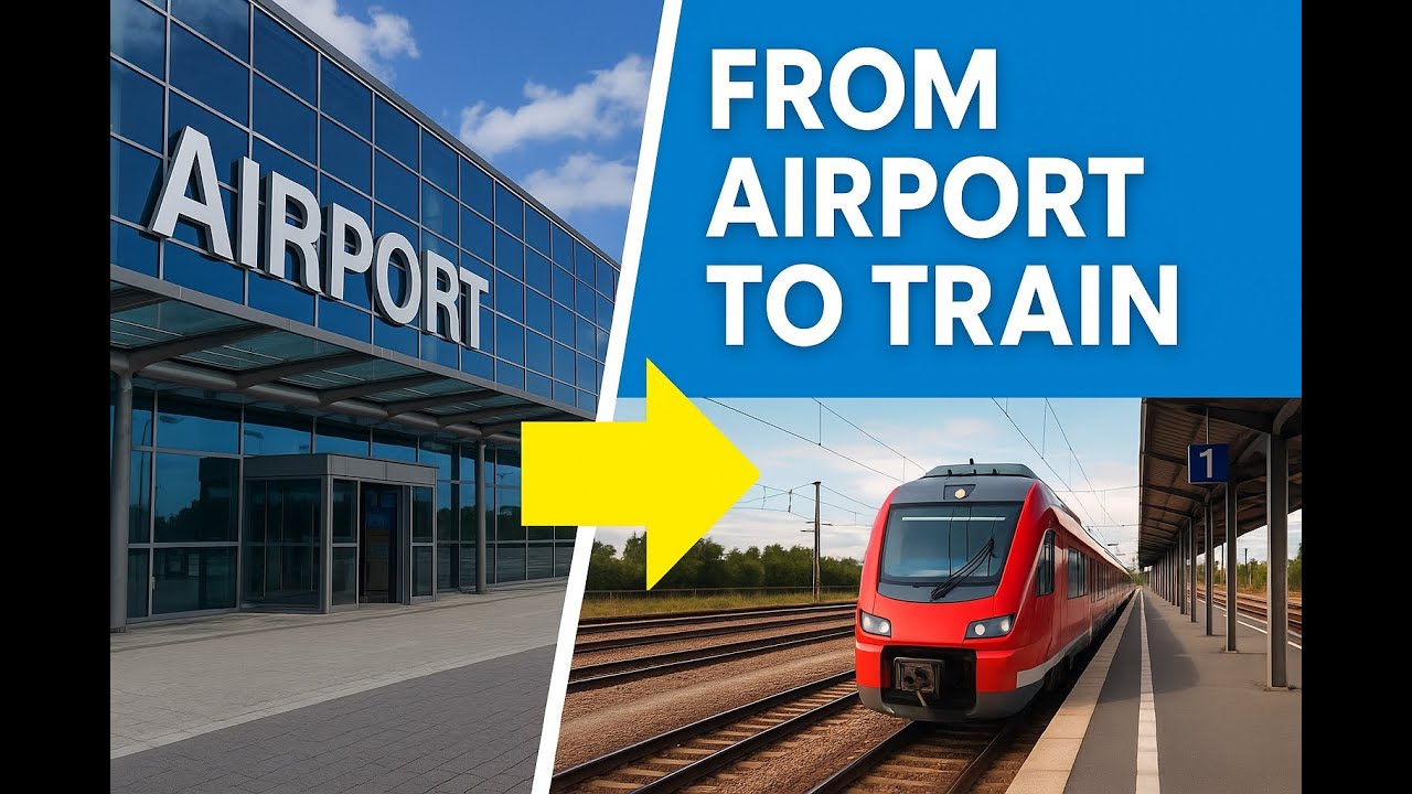 How to Get from Cologne Airport Terminal 1 to the Train Station (Full Walkthrough)