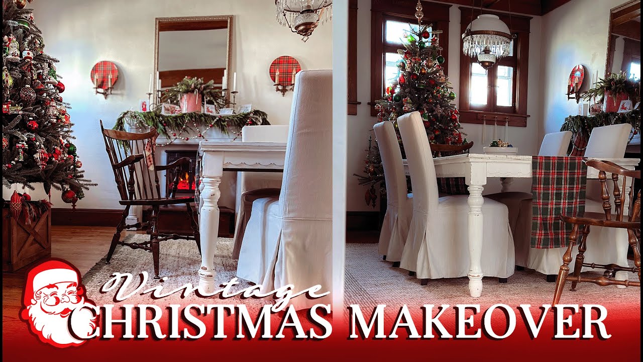 Vintage Christmas Dining Room Makeover: Grandma’s Nostalgic Christmas Style 🎄