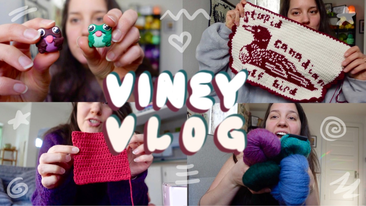 Heated Rivalry Crochet? And Lots of Swatching | Crochet and Knit Vlog