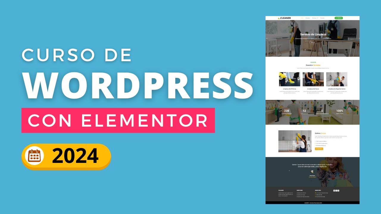 Curso Wordpress y Elementor 2025