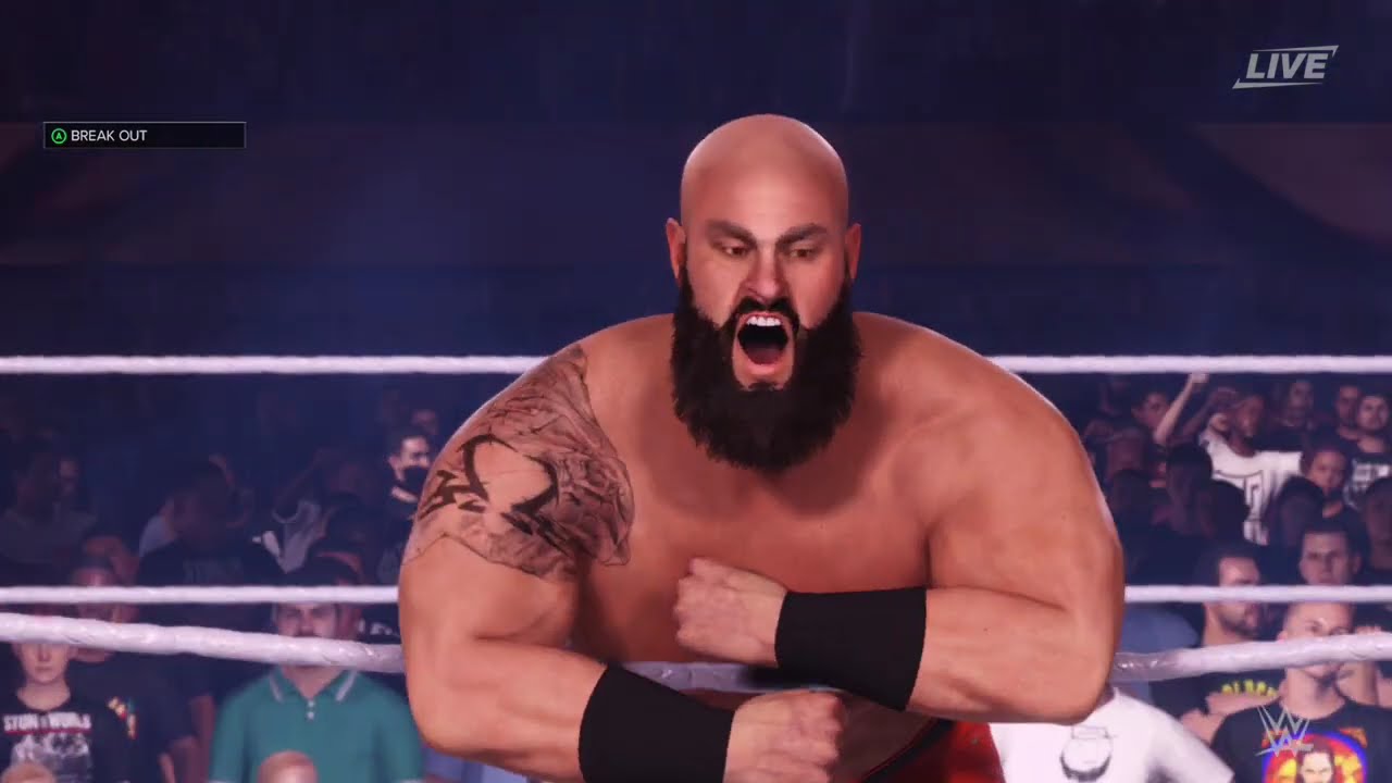 Roman Reigns vs Braun Strowman – One On One Full Match WrestleMania Monster Clash