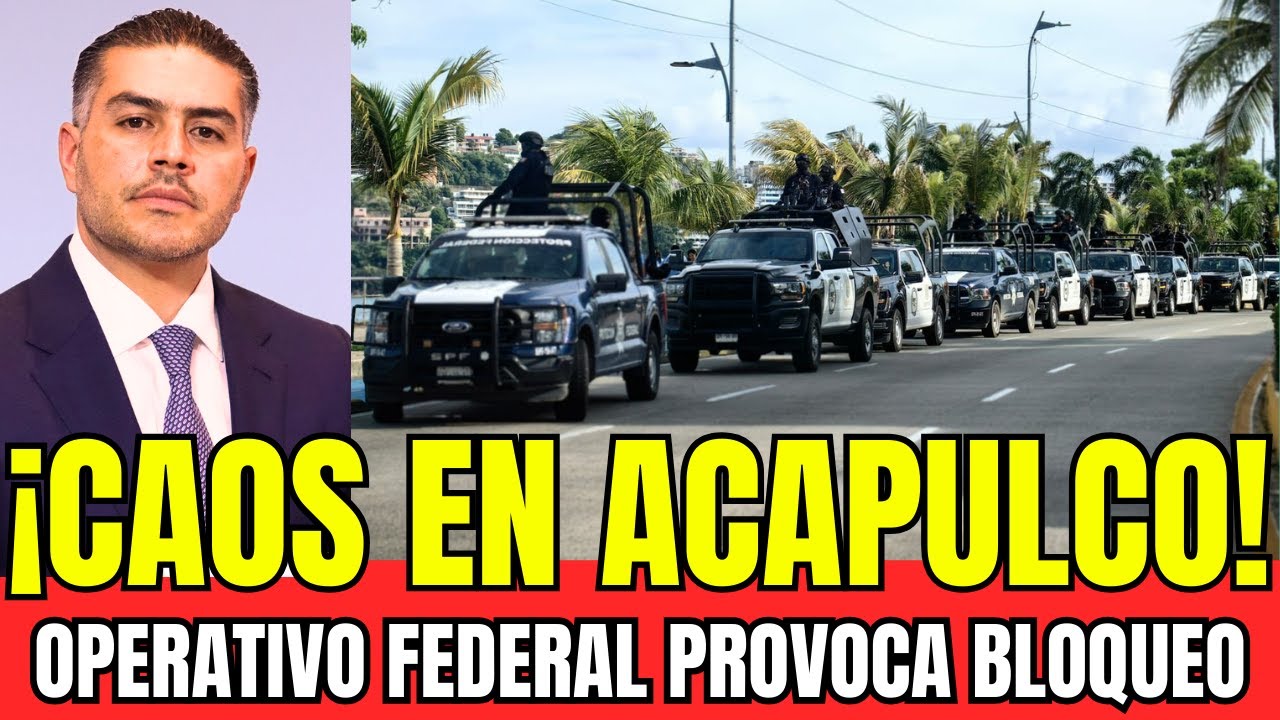 Caos en Acapulco! Operativo federal desata bloqueos y detenciones en el Mercado Central