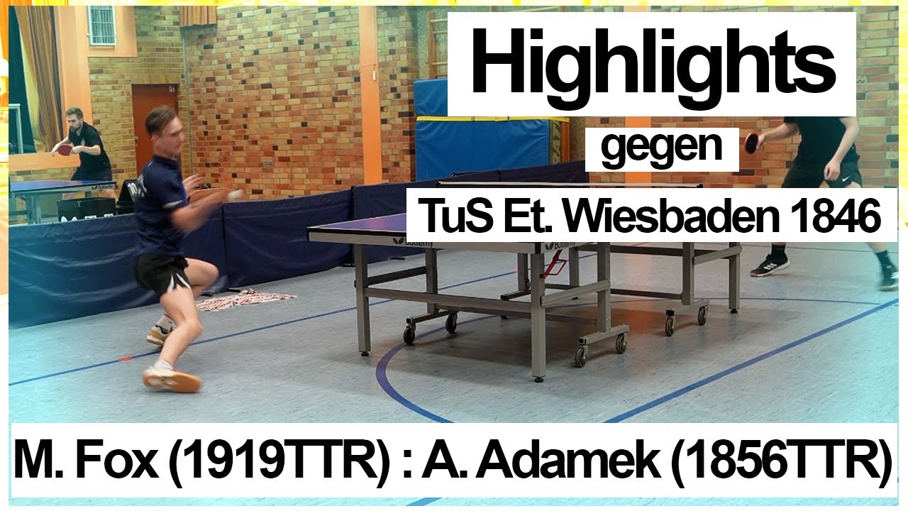 Bezirksliga | Spannender geht es nicht 😱 M. Fox (1919TTR) : A. Adamek (1856TTR)