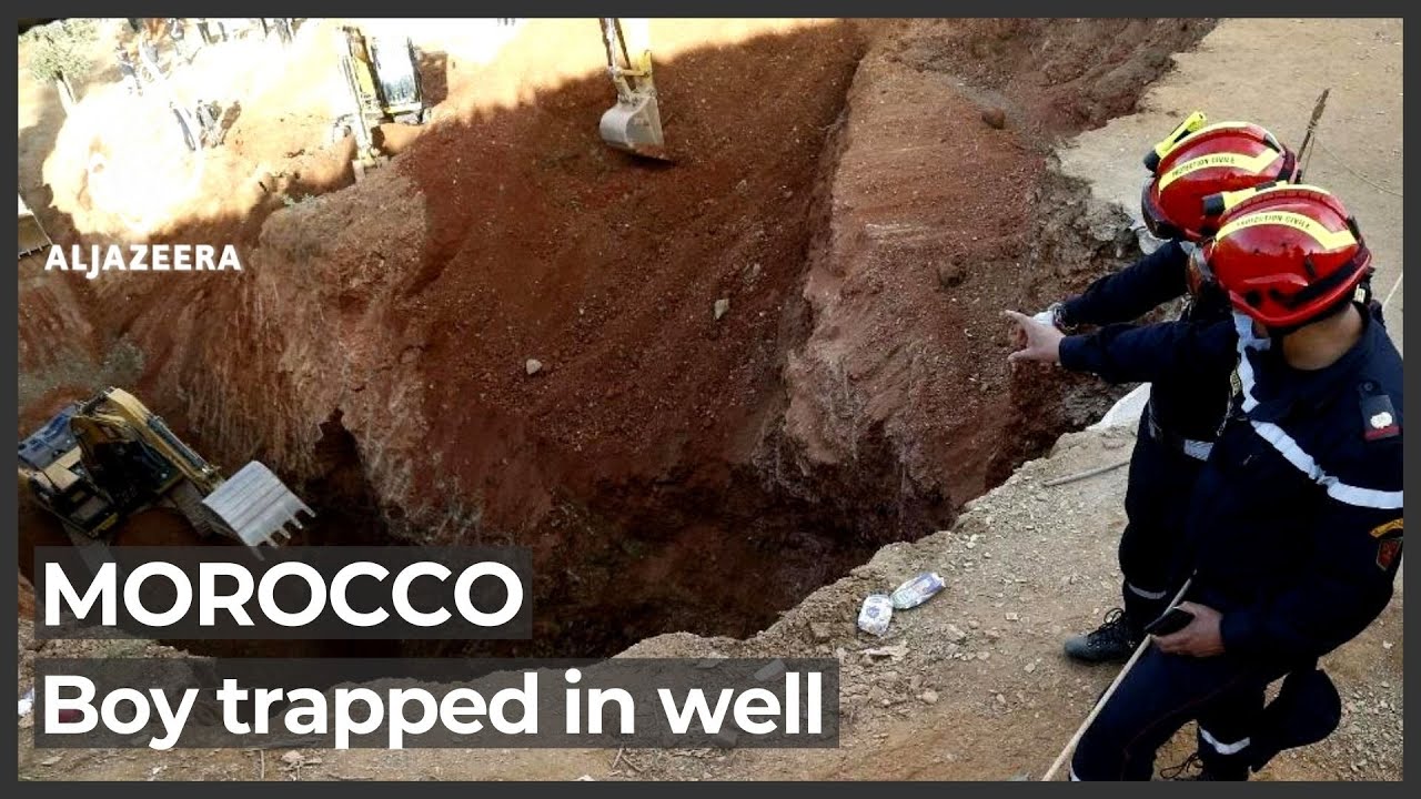 Morocco rescuers race to save boy trapped in well for days