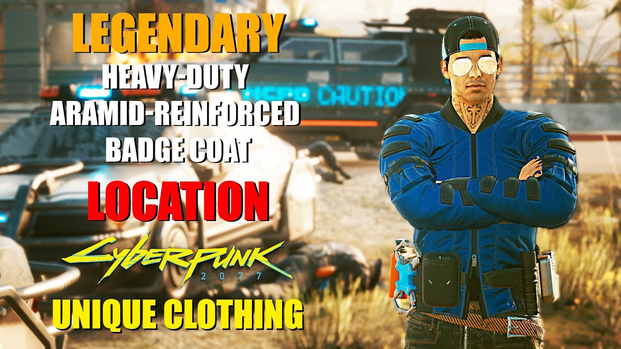 Cyberpunk 2077 - Unique Clothing - Heavy Duty Aramid Reinforced Badge Coat