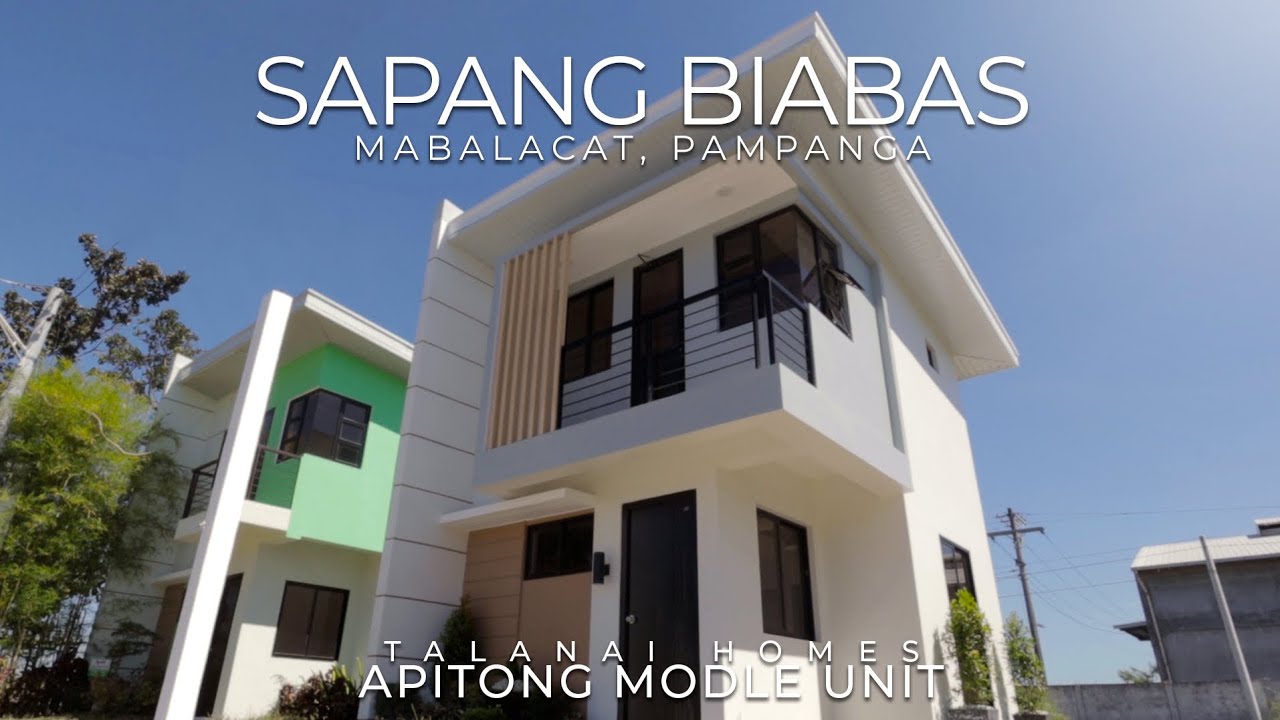 Talanai Homes Mabalacat Pampanga | Apitong Model | Single Attached Two-Storey 2BR | Full House Tour