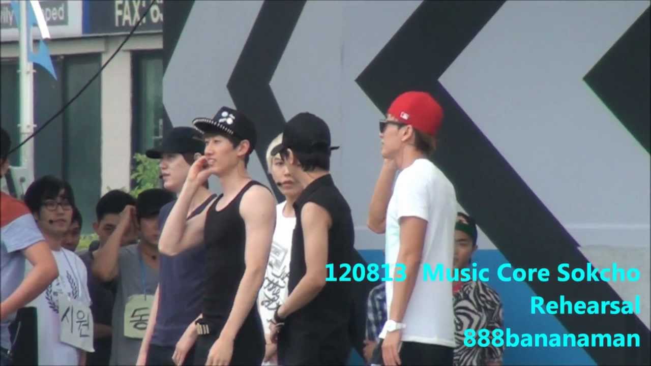[fancam] 120813 Music Core in Sokcho Rehearsal Super Junior 『 SPY 』 Focus Sungmin
