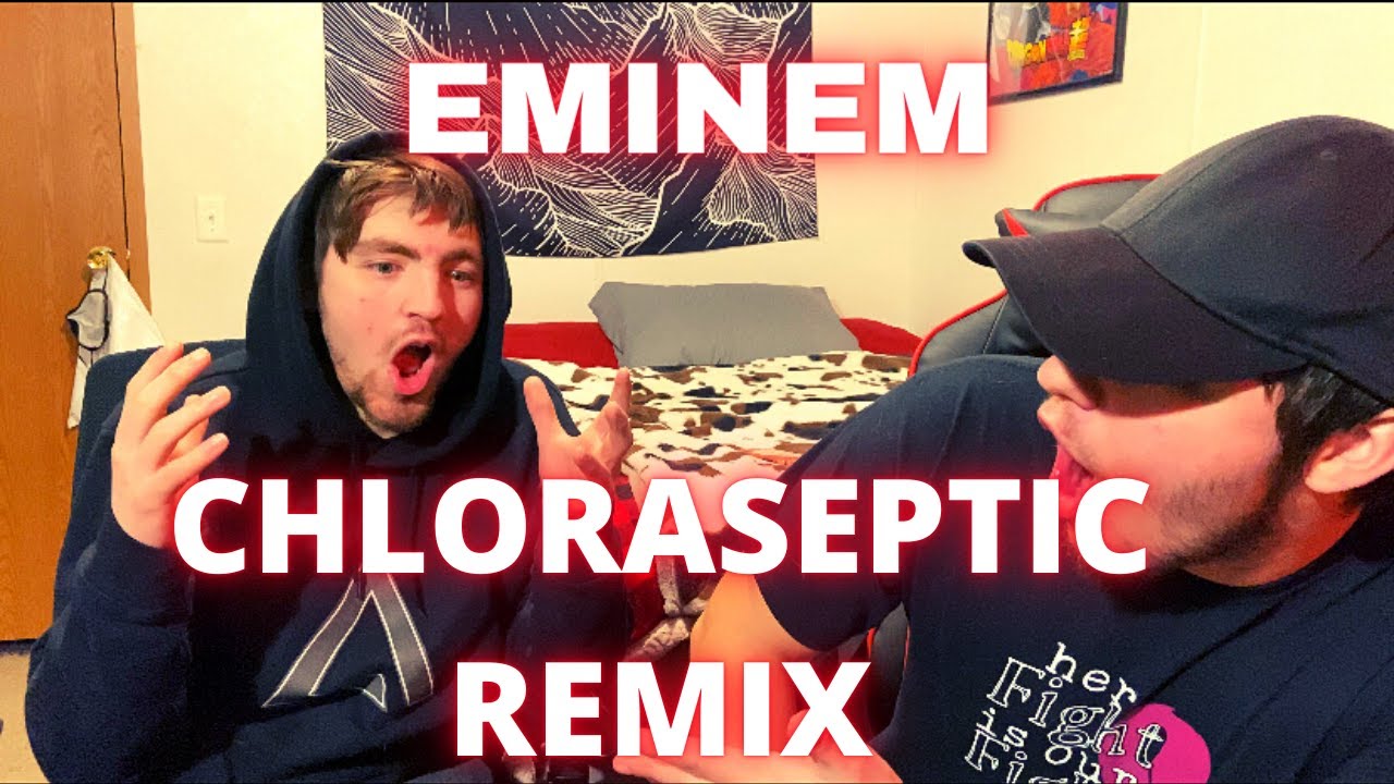 EM SPAZZED! Eminem - Chloraseptic Remix (REACTION!!!)