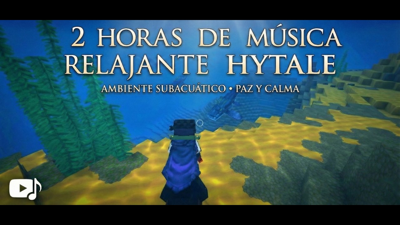 🌊 Hytale Deep Ocean: 2 Horas de Música para ESTUDIAR y DORMIR #Hytalee #HytaleGameplay #Relax