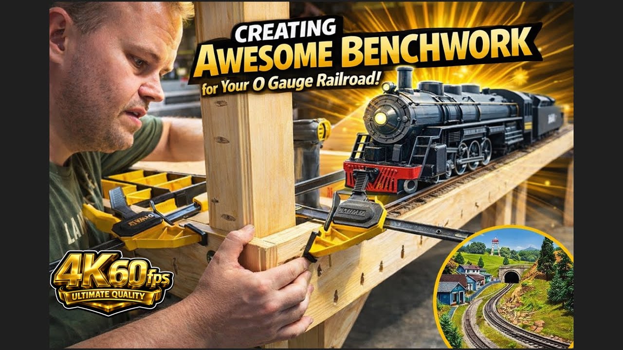 Creating Awesome Benchwork for Your O Gauge Railroad!
