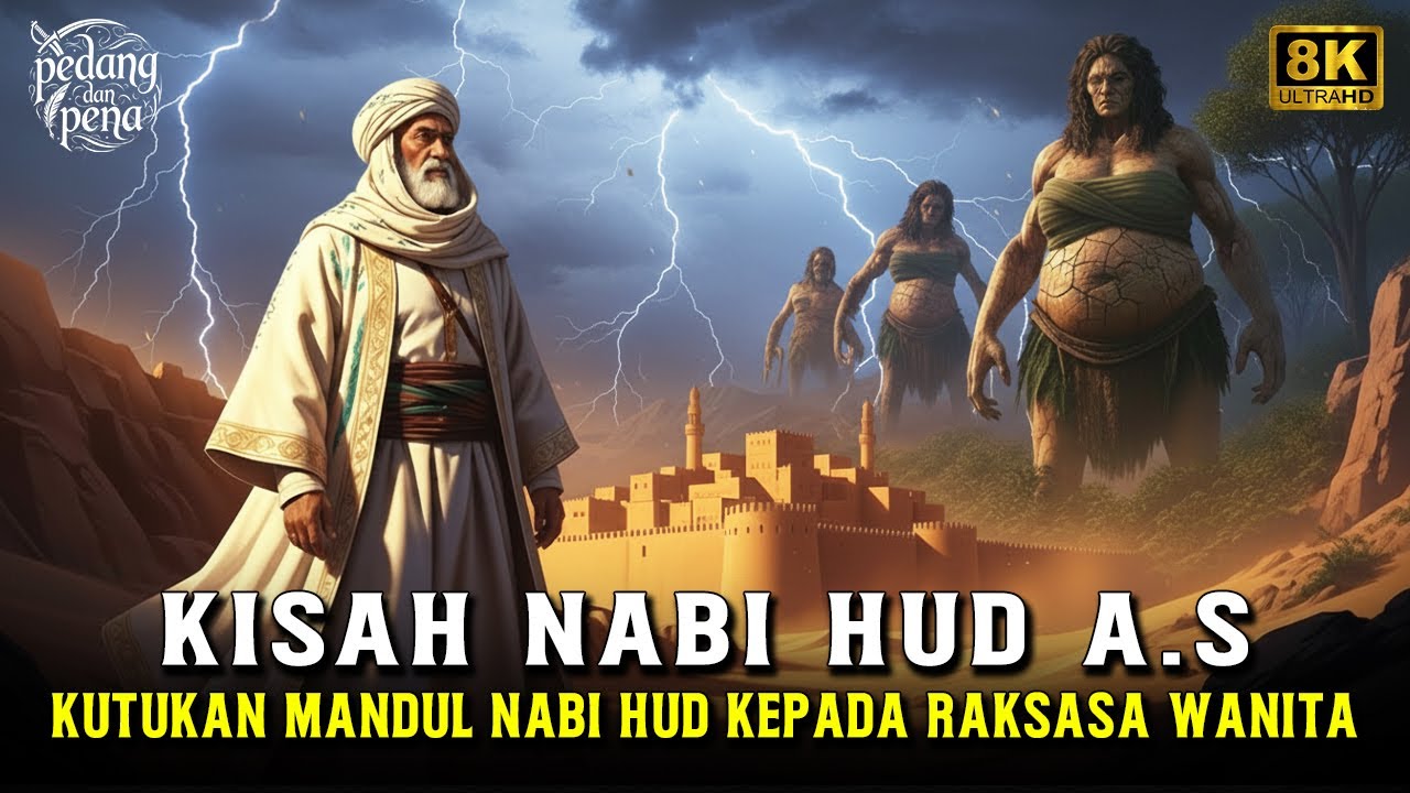 KISAH NUD AS !! KUTUKAN NABI HUD KEPADA RAKSASA PEREMPUAN MANDUL