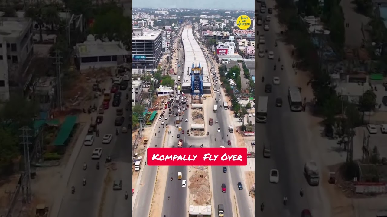 wiadukt Kompally #rozrywka #hajderabad #telangana #nieruchomości #indiancity #działki #nieruchomości